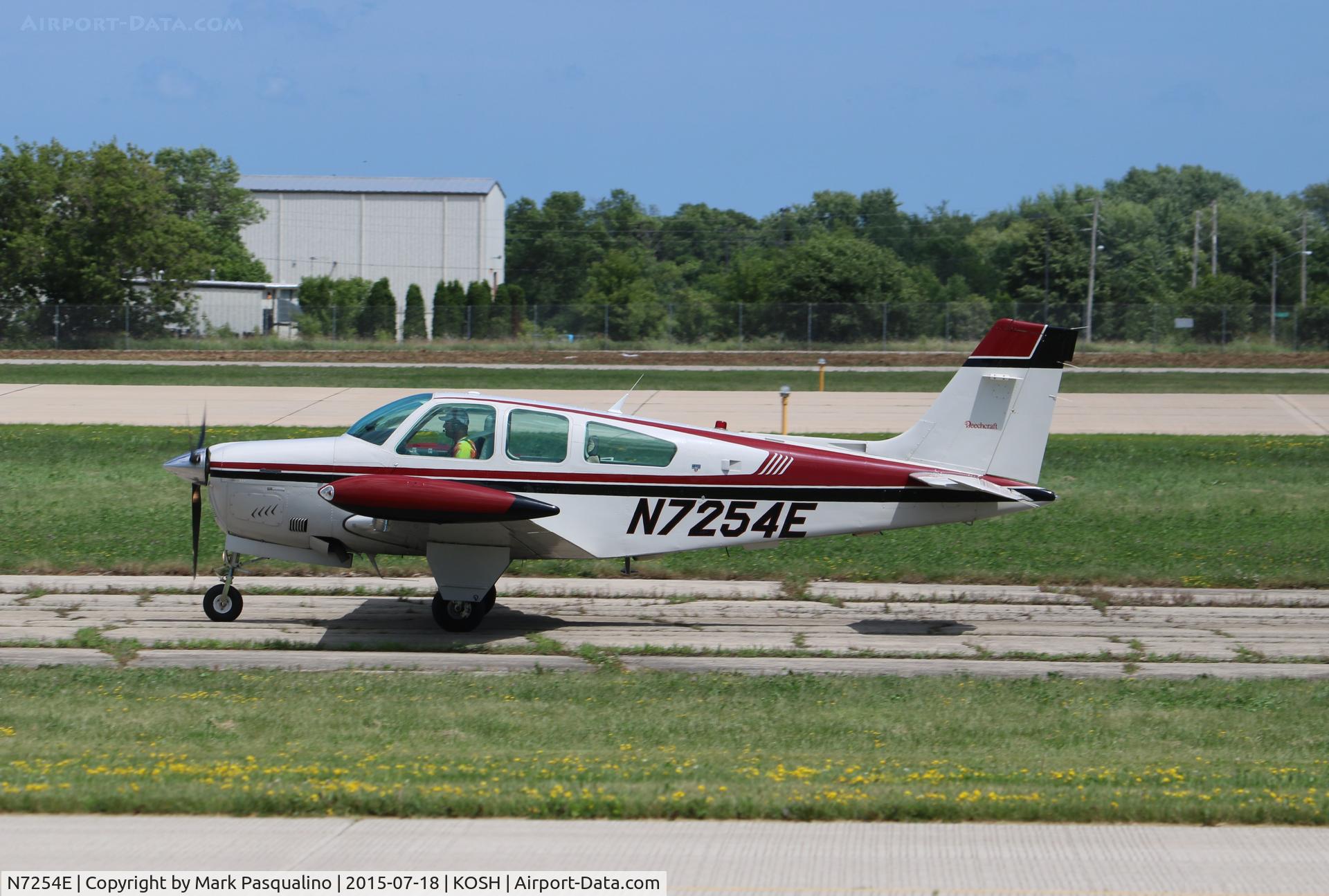 N7254E, 1987 Beech F33A Bonanza C/N CE-1103, Beech F33A