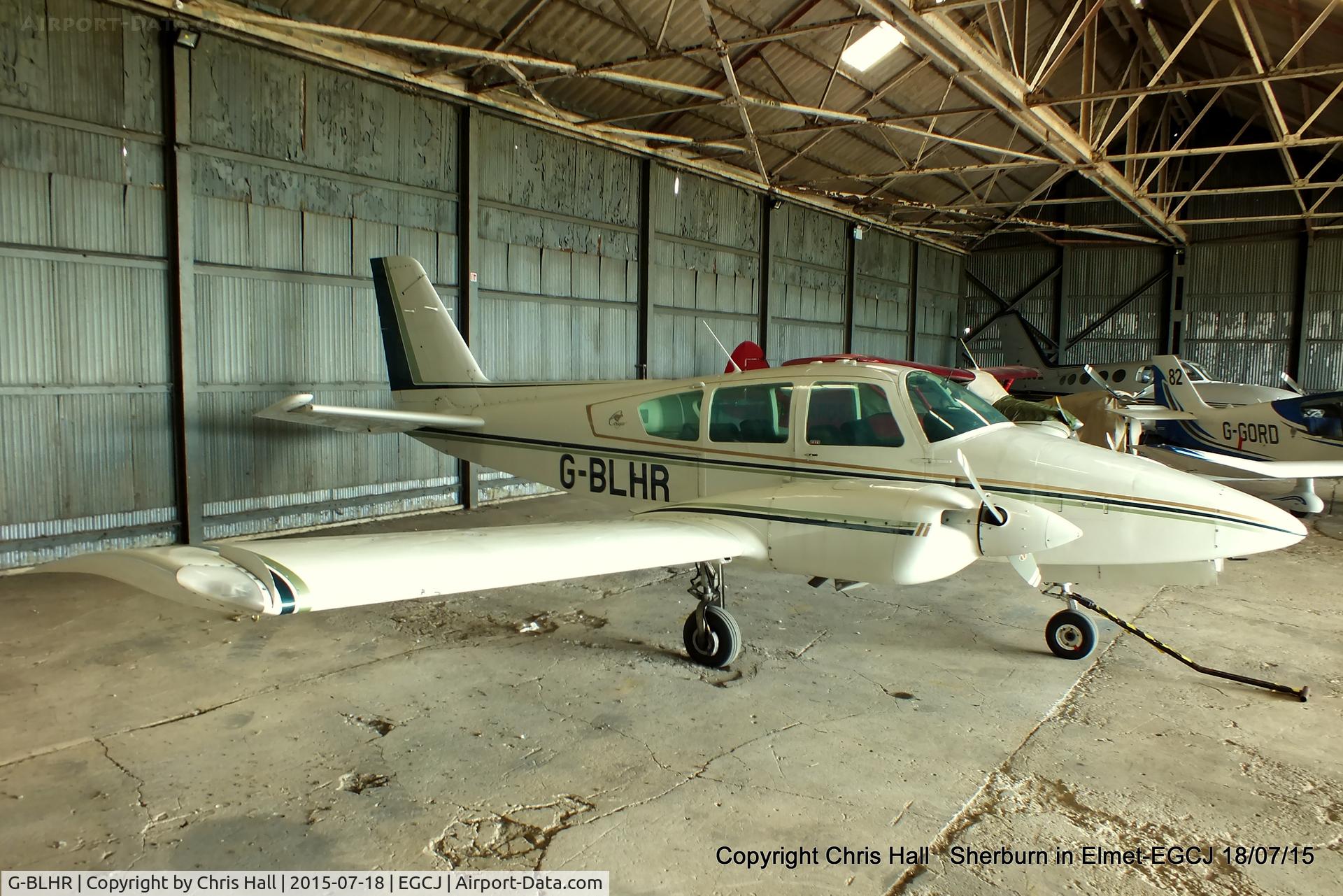 G-BLHR, 1979 Gulfstream American GA-7 Cougar C/N GA7-0109, at Sherburn in Elmet