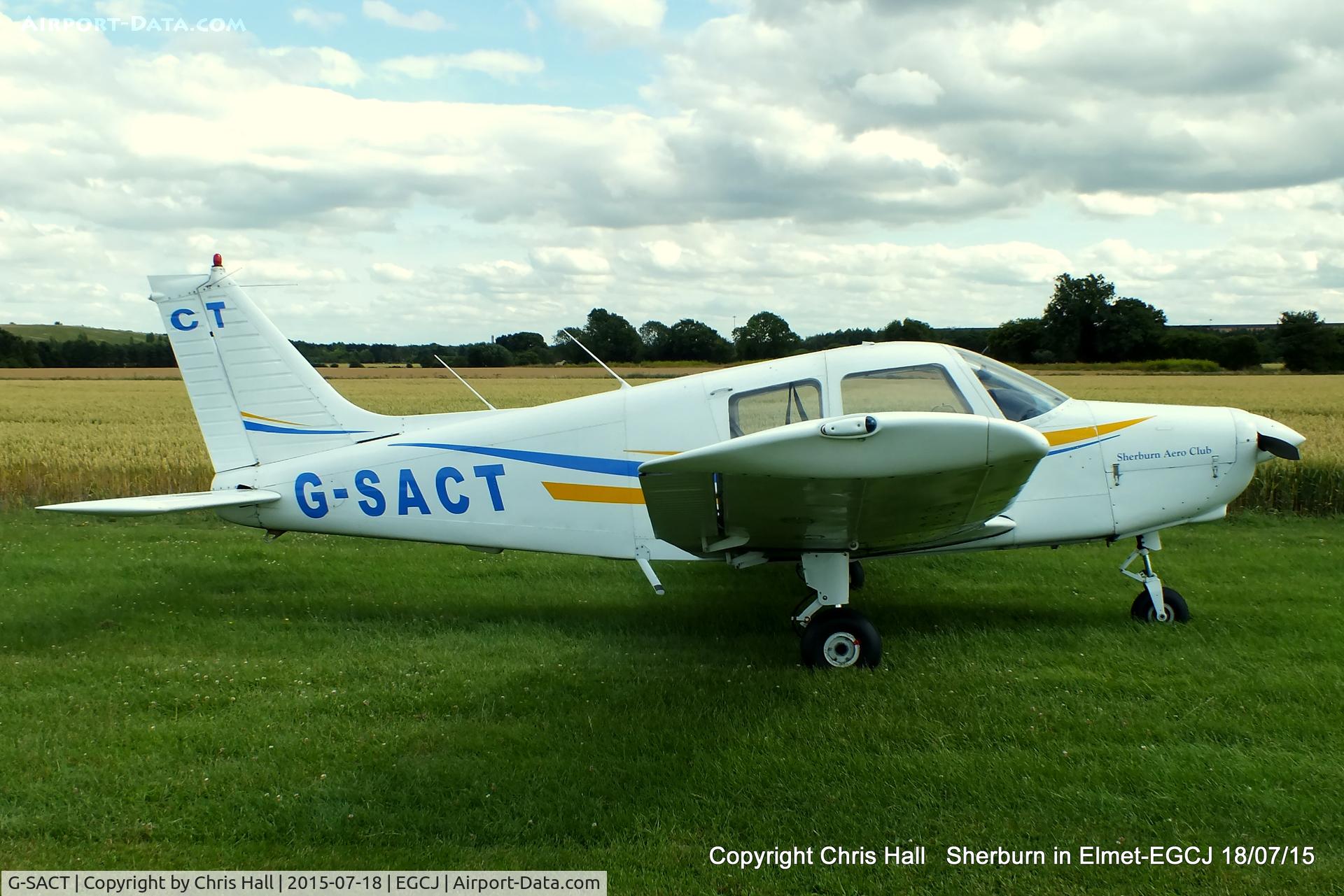 G-SACT, 1988 Piper PA-28-161 Cadet C/N 2841048, Sherburn Aero Club