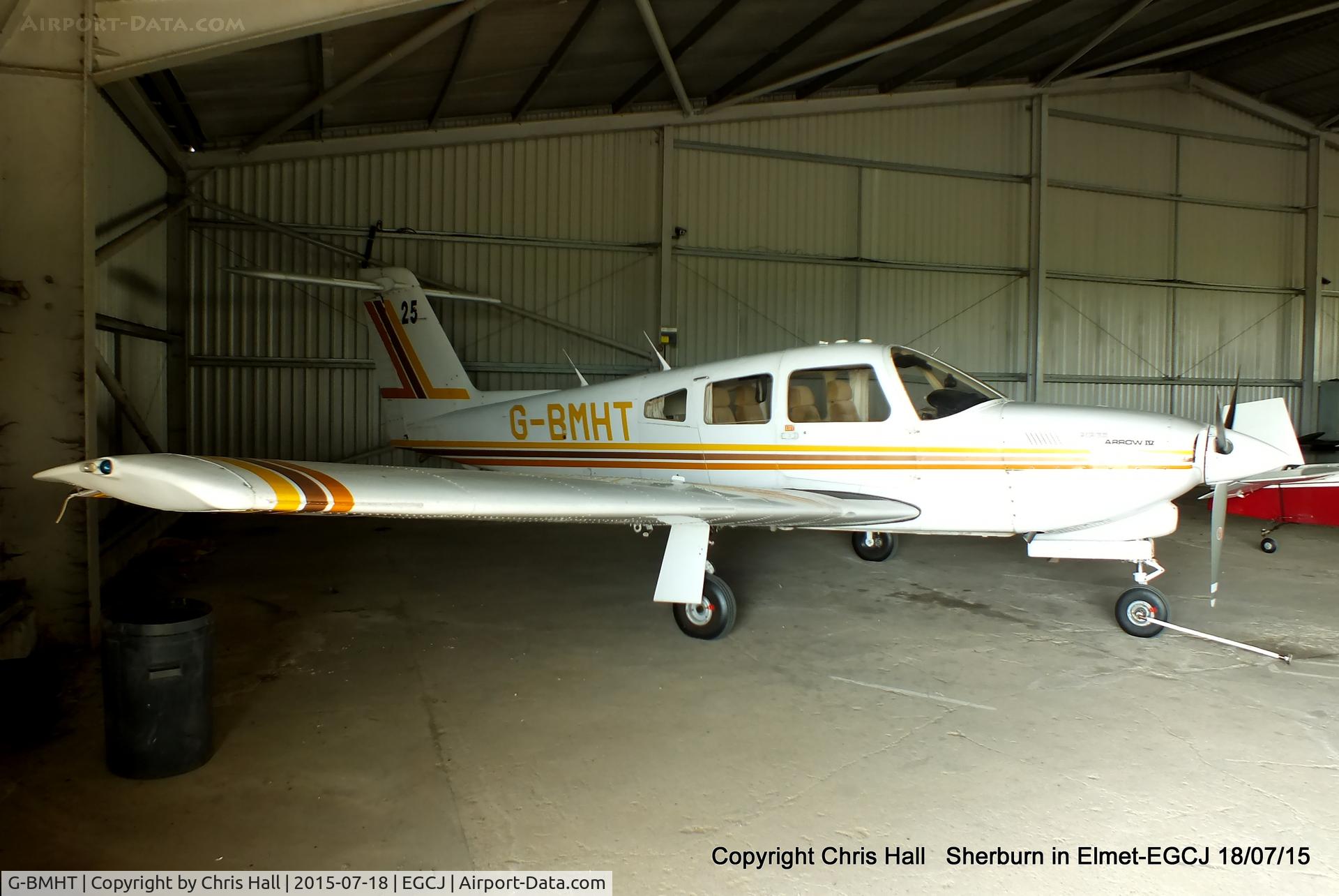 G-BMHT, 1981 Piper PA-28RT-201T Turbo Arrow IV C/N 28R-8231010, at Sherburn in Elmet