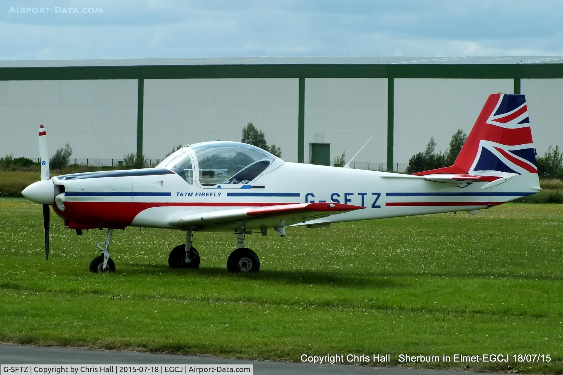 G-SFTZ, 1983 Slingsby T-67M Firefly C/N 2000, at Sherburn in Elmet