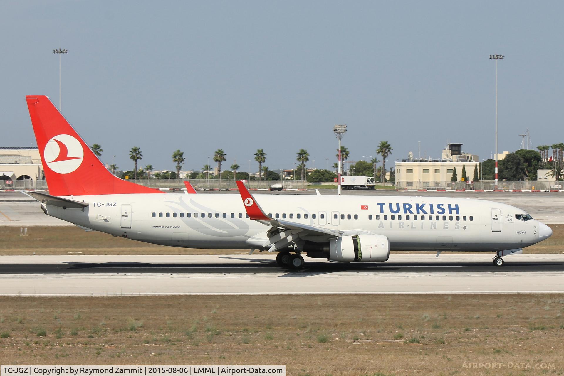 TC-JGZ, 2008 Boeing 737-8F2 C/N 35789, B737-800 TC-JGZ Turkish Airlines
