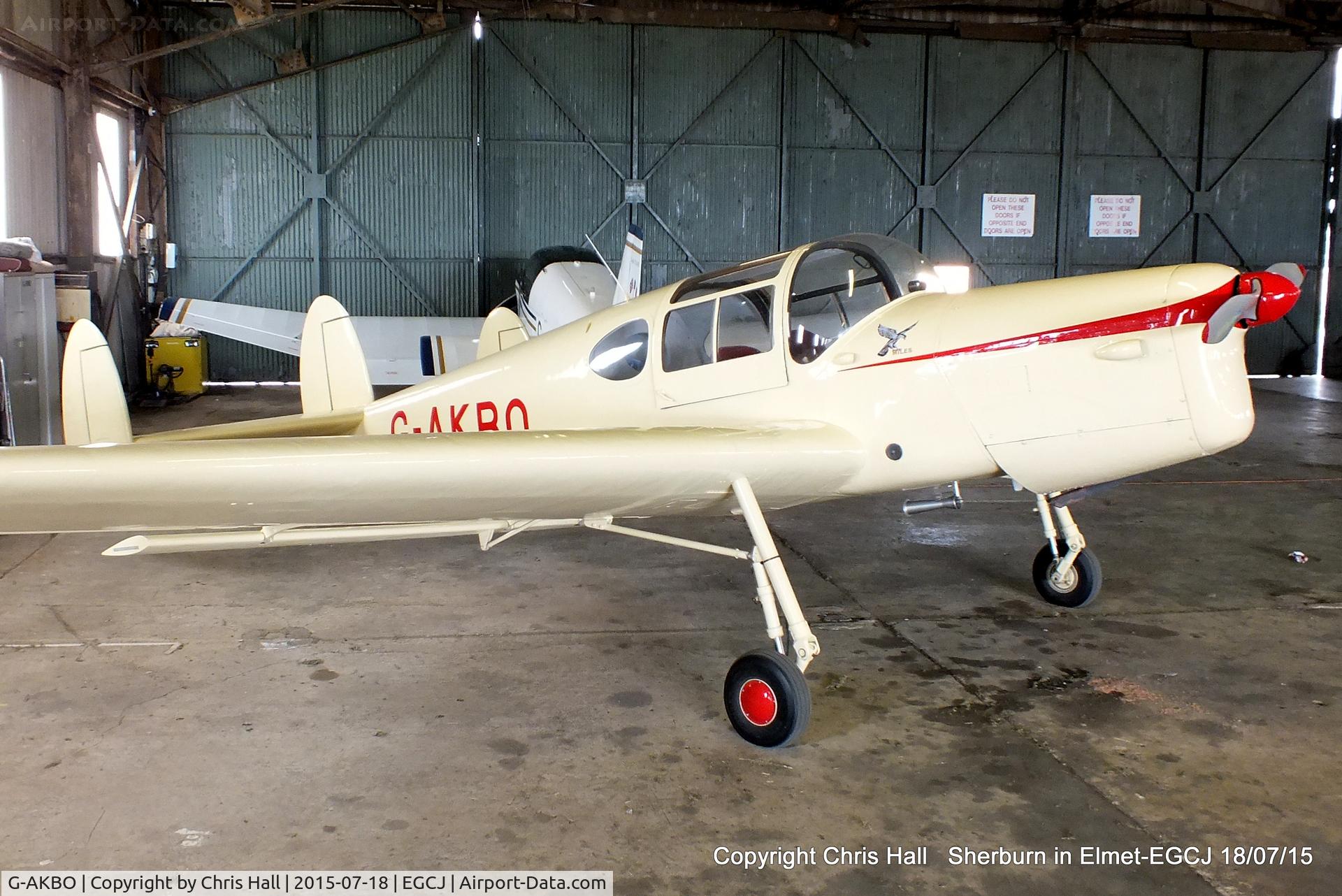 G-AKBO, 1947 Miles M38 Messenger 2A C/N 6378, at Sherburn in Elmet