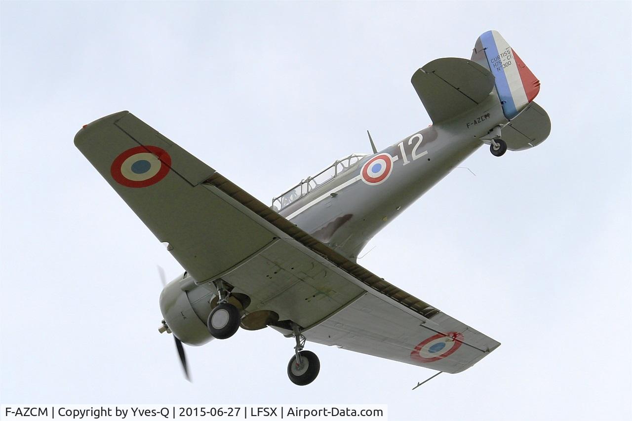 F-AZCM, 1951 North American T-6G Texan C/N 182-179, North American T-6G Texan, Short approach rwy 29, Luxeuil-Saint Sauveur Air Base 116 (LFSX) Air show 2015