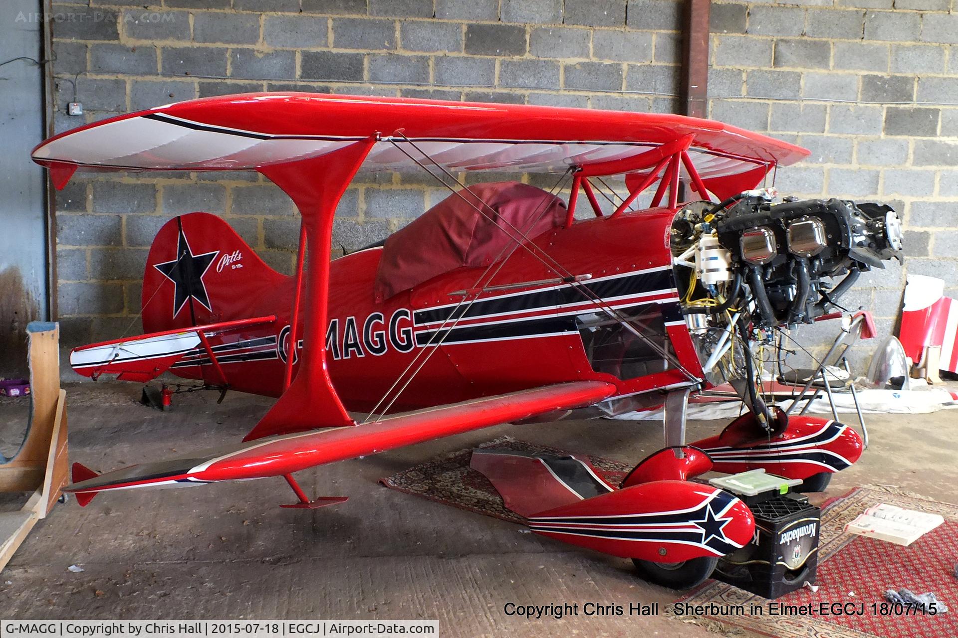 G-MAGG, 1983 Pitts S-1SE Special C/N PFA 009-10873, at Sherburn in Elmet