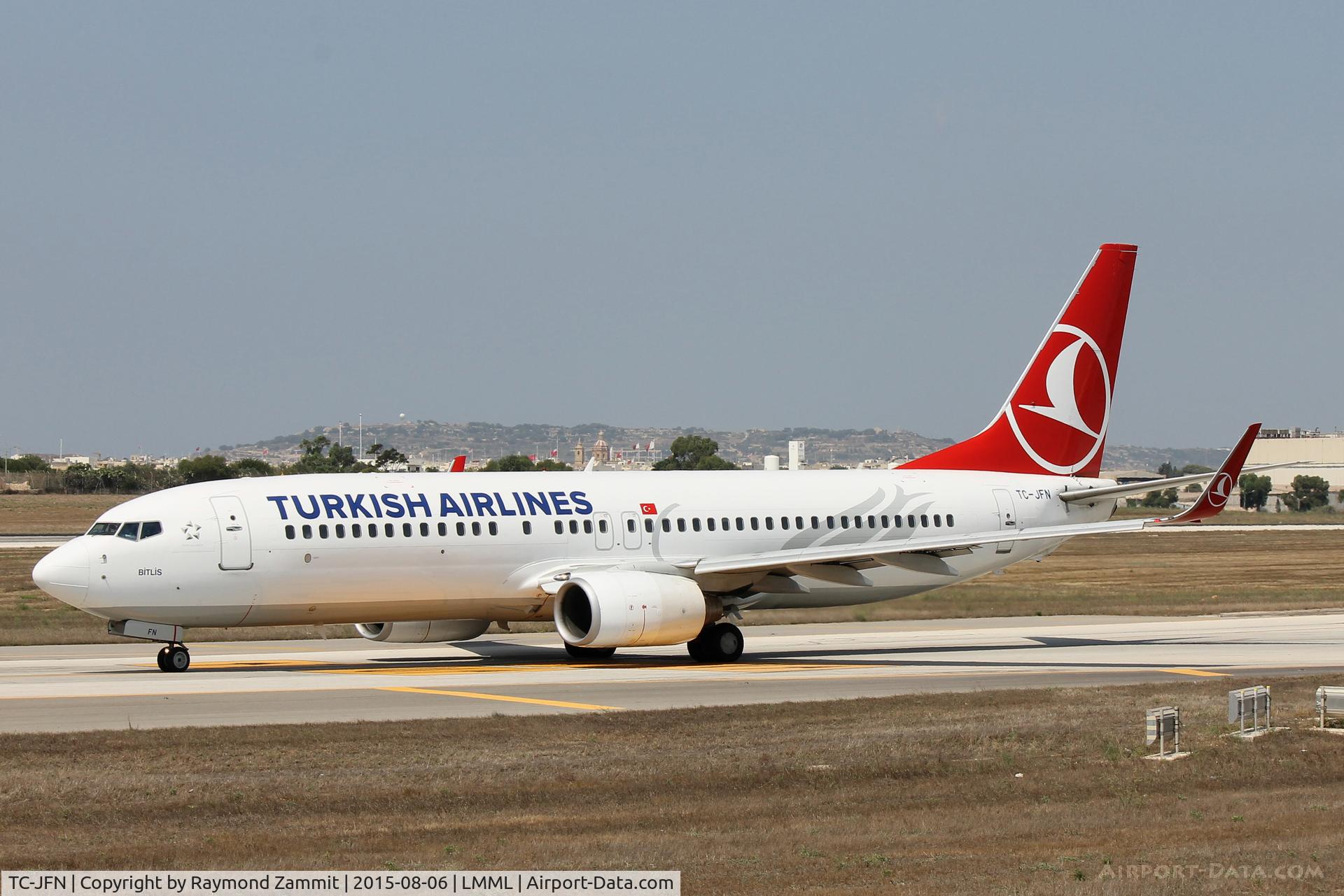TC-JFN, 1999 Boeing 737-8F2 C/N 29776, B737-800 TC-JFN Turkish Airlines
