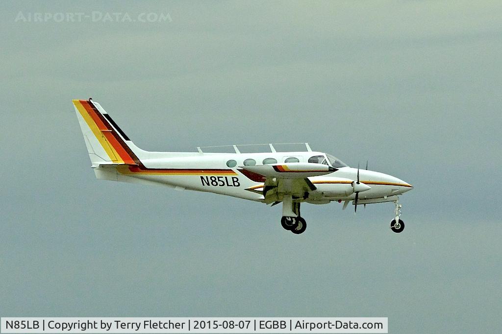 N85LB, 1978 Cessna 340A C/N 340A0486, 1978 Cessna 340A, c/n: 340A-0486 at Birmingham UK