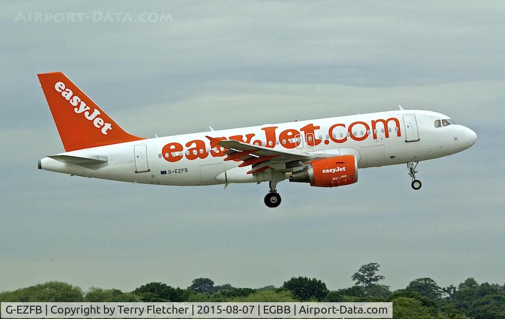 G-EZFB, 2009 Airbus A319-111 C/N 3799, 2009 Airbus A319-111, c/n: 3799 at Birmingham UK