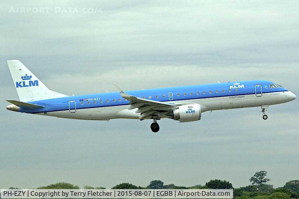 PH-EZY, 2013 Embraer 190STD (ERJ-190-100) C/N 19000649, 2013 Embraer ERJ-190STD (ERJ-190-100), c/n: 19000649 at Birmingham UK