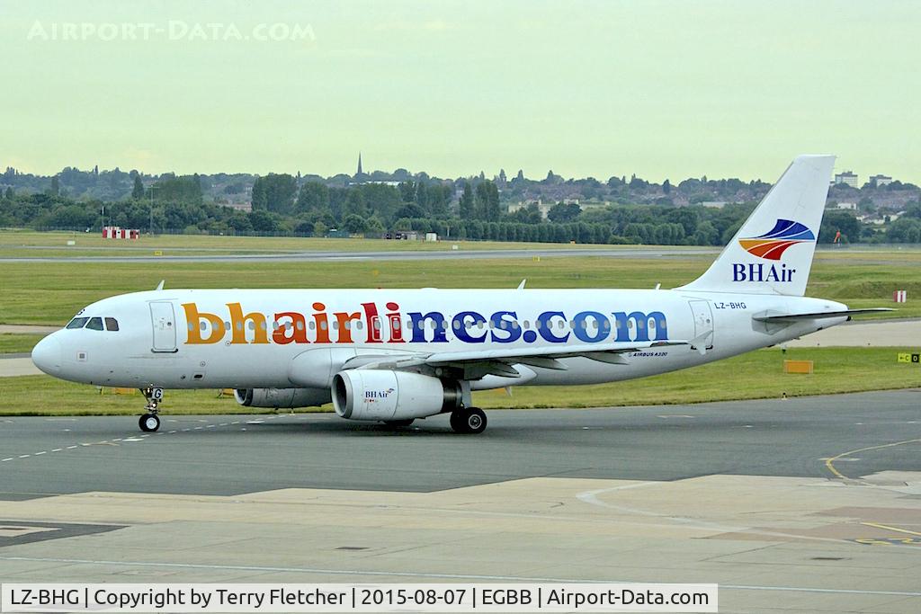 LZ-BHG, 2006 Airbus A320-232 C/N 2844, 2006 Airbus A320-232, c/n: 2844 at Birmingham UK