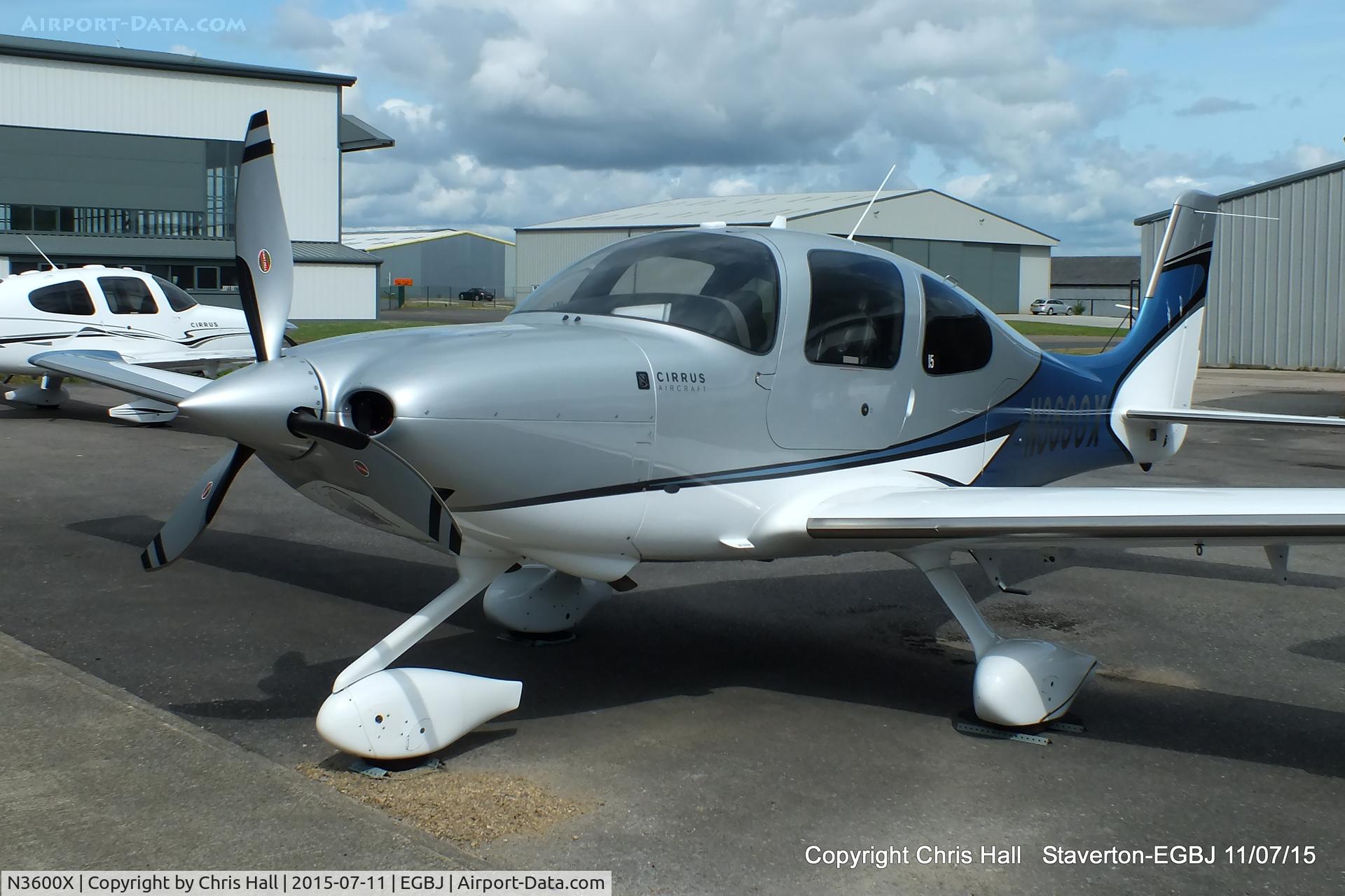 N3600X, 2013 Cirrus SR22T C/N 0491, at Staverton