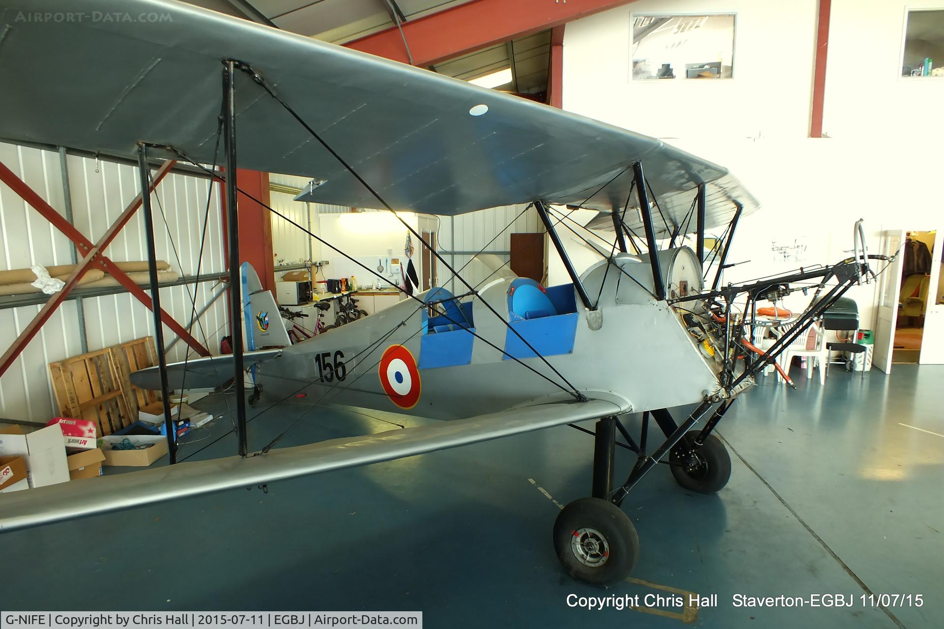 G-NIFE, 1946 Stampe-Vertongen SV-4A C/N 156, Tiger Airways
