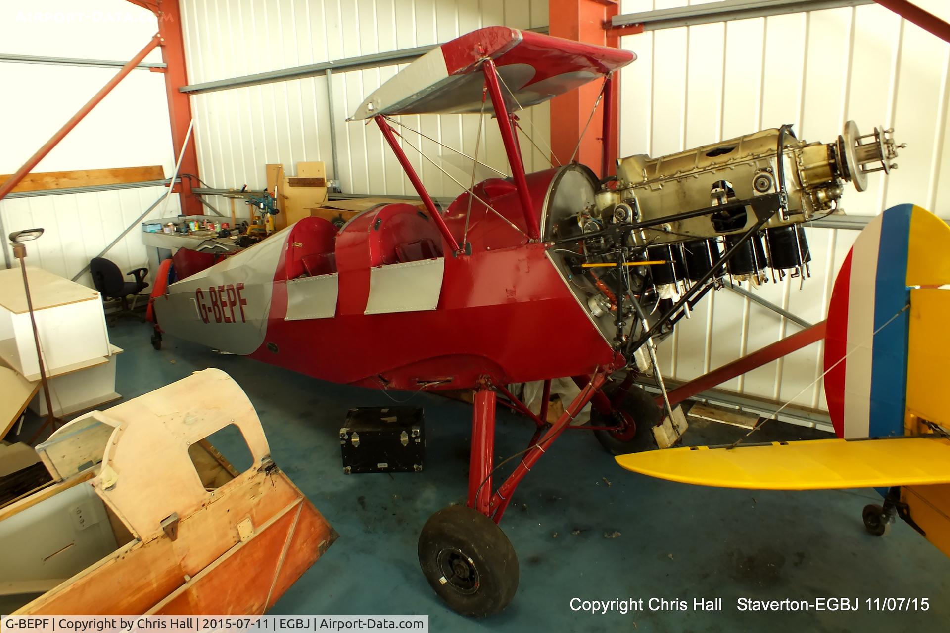 G-BEPF, 1946 Stampe-Vertongen SV-4C C/N 424, Stored at Staverton
