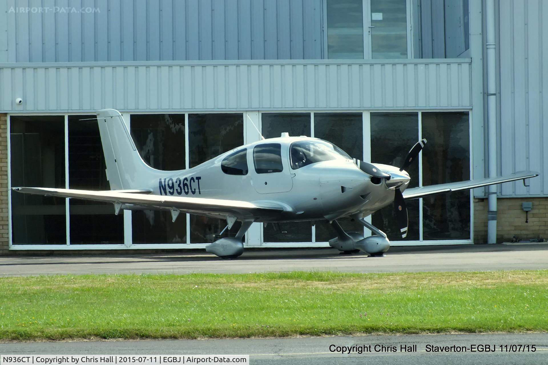 N936CT, 2013 Cirrus SR22T C/N 0648, at Staverton