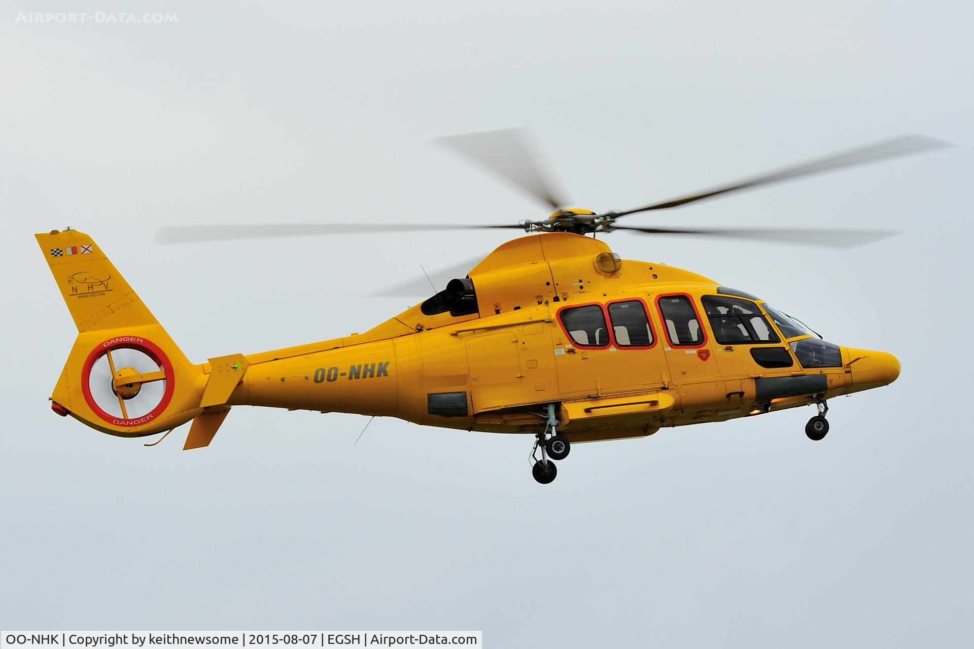 OO-NHK, 2009 Eurocopter EC-155B-1 C/N 6876, From Humberside.