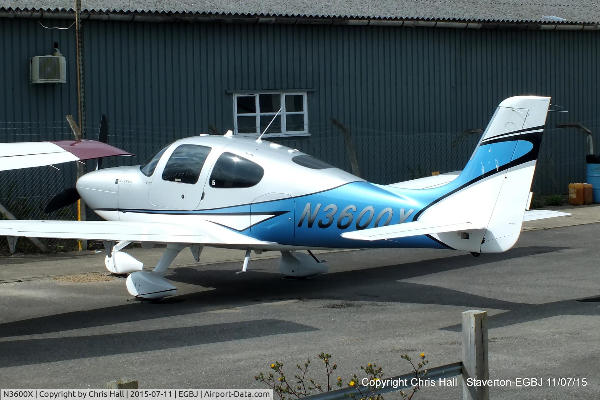 N3600X, 2013 Cirrus SR22T C/N 0491, at Staverton