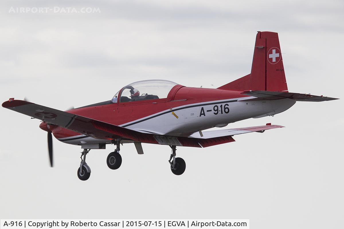 A-916, 1983 Pilatus PC-7 Turbo Trainer C/N 324, Fairford