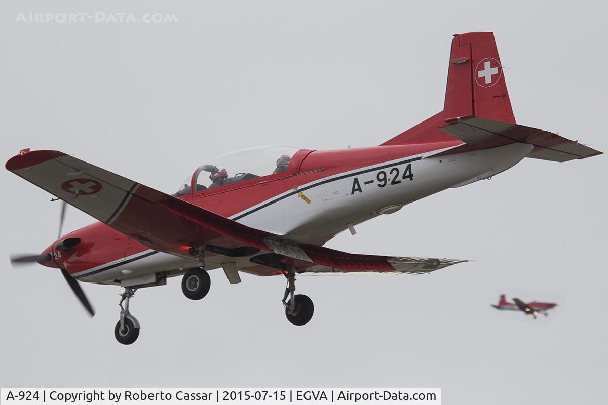A-924, 1983 Pilatus PC-7 Turbo Trainer C/N 332, Fairford