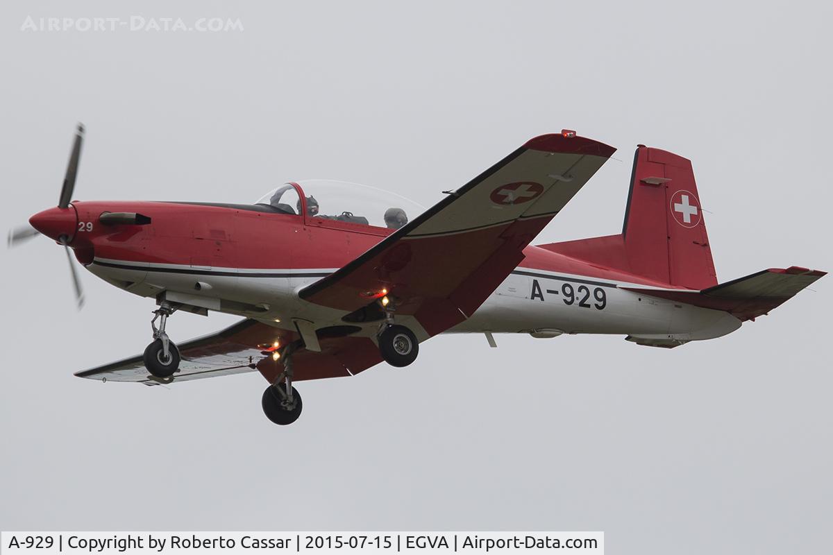 A-929, 1983 Pilatus PC-7 Turbo Trainer C/N 337, Fairford