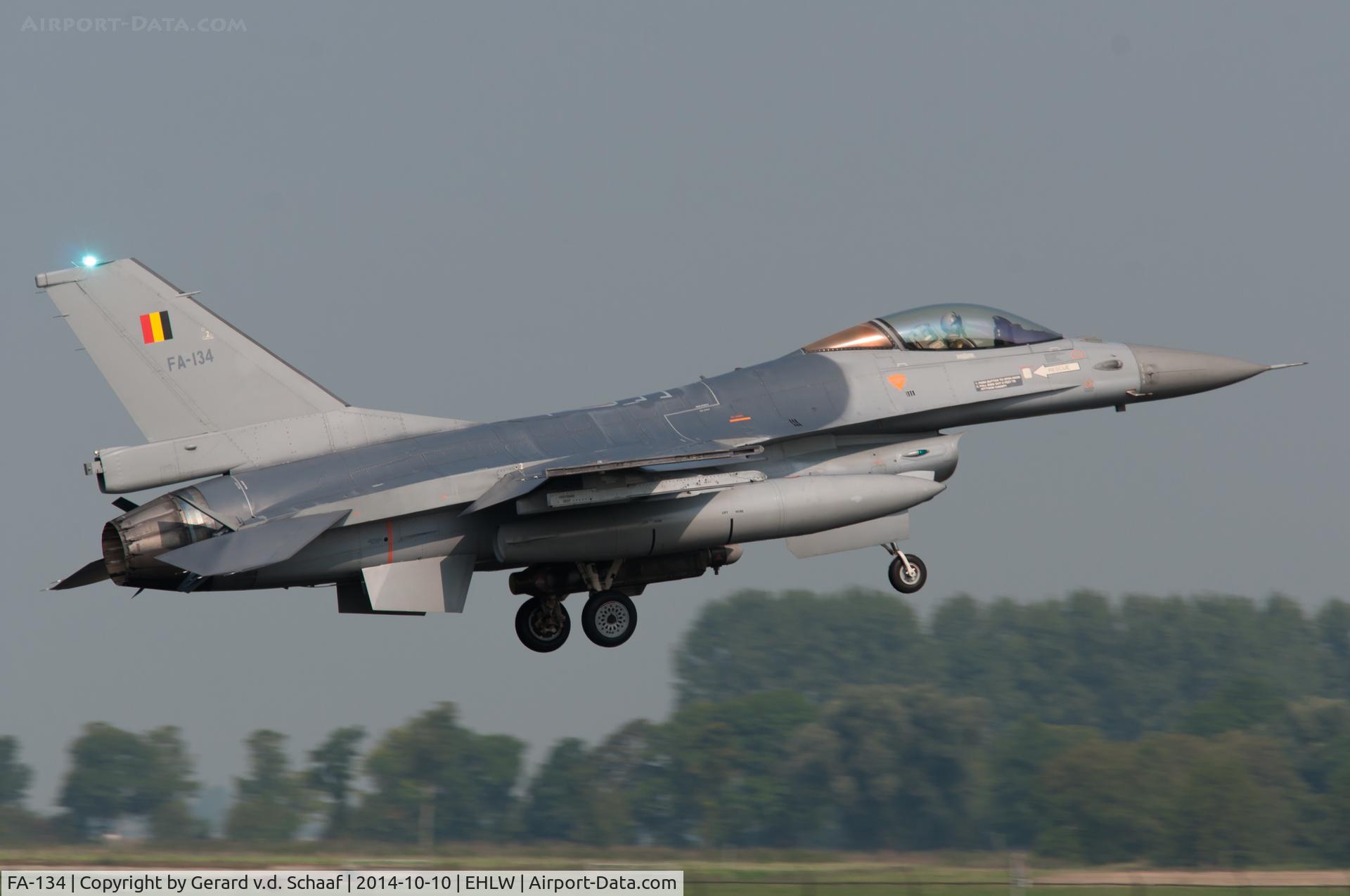 FA-134, SABCA F-16AM Fighting Falcon C/N 6H-134, Leeuwarden, October 2014