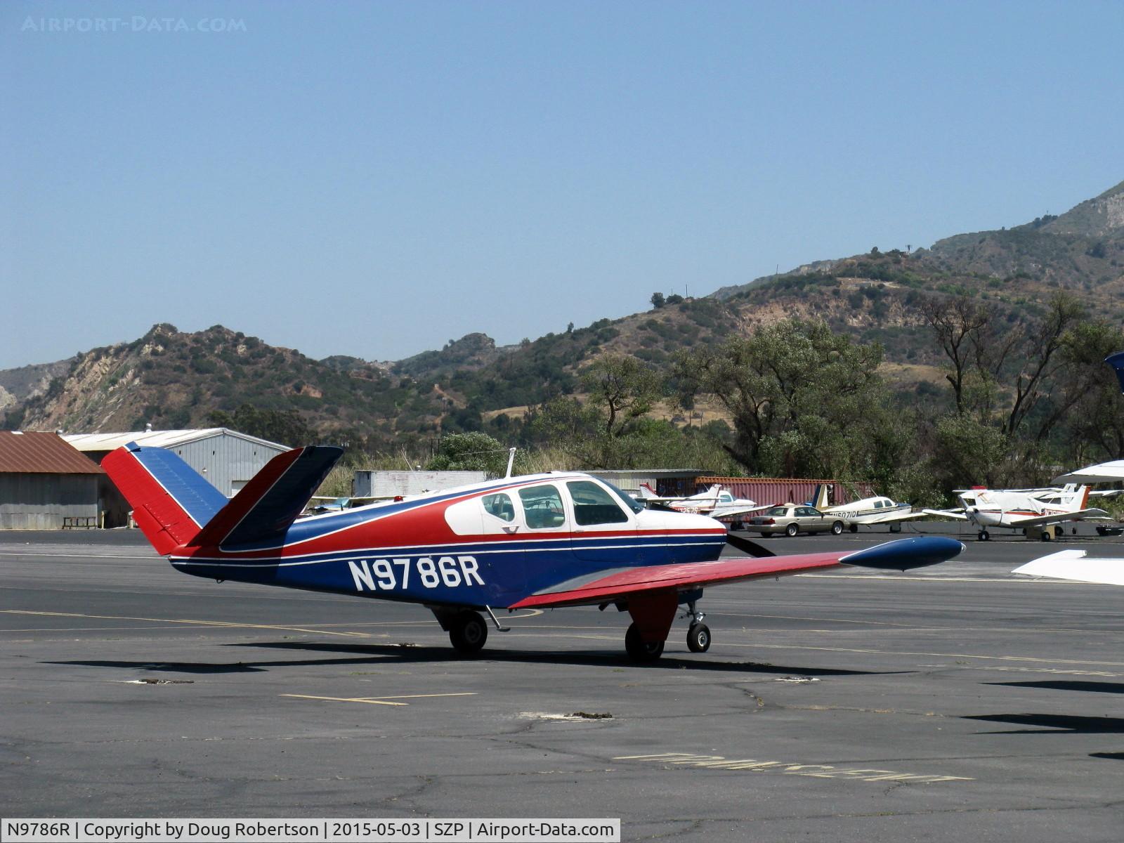N9786R, 1960 Beech M35 Bonanza C/N D-6299, 1960 Beech M35 BONANZA, Continental O-470-C 250 Hp