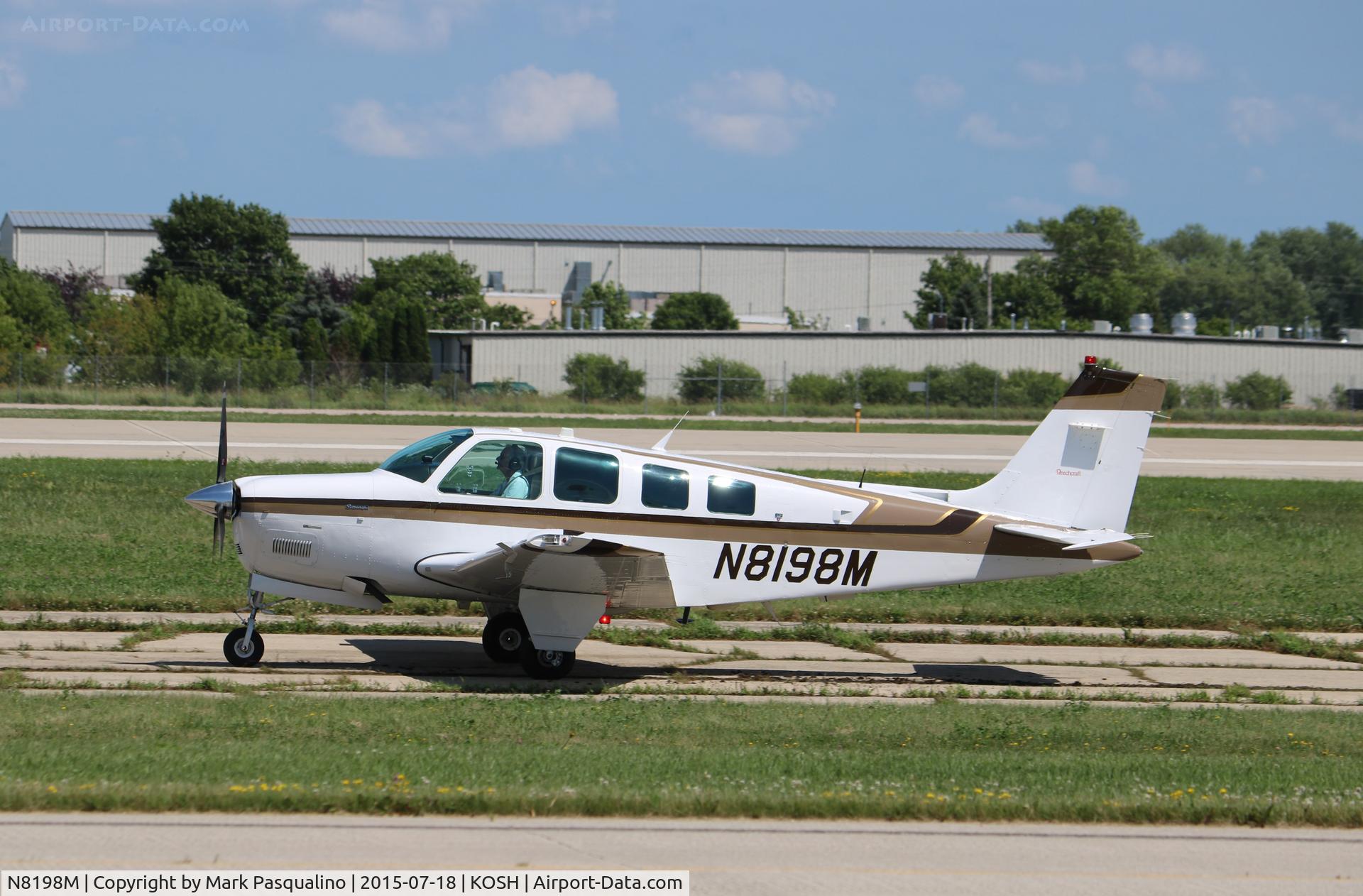 N8198M, 1993 Beech A36 Bonanza 36 C/N E-2787, Beech A36