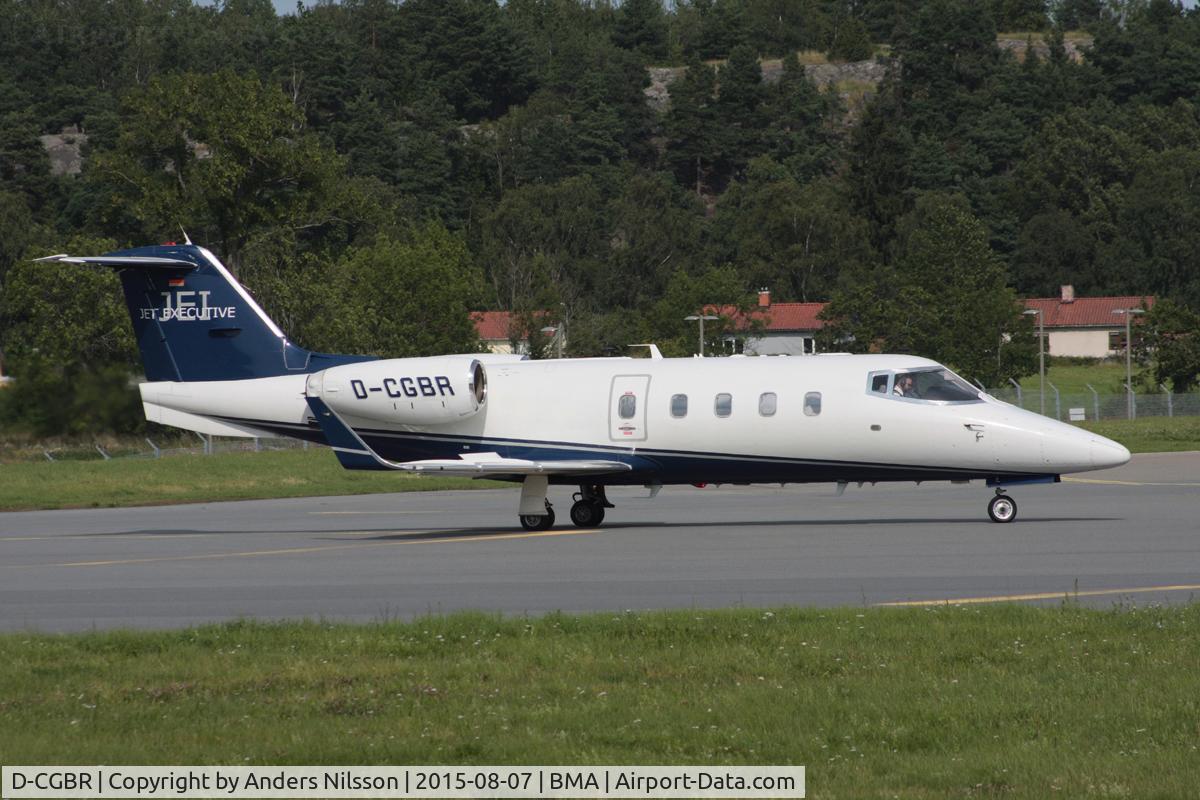 D-CGBR, 1985 Learjet 55 C/N 55-122, Departing runway 30.