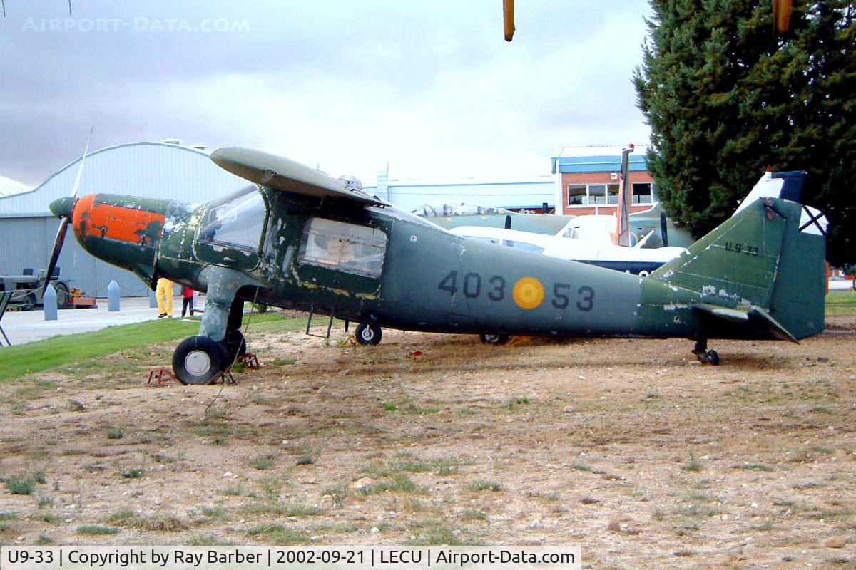 U9-33, CASA C-127 C/N 33, CASA 127 [33] (Spanish Air Force) Madrid-Cuatro Vientos~EC 21/09/2002