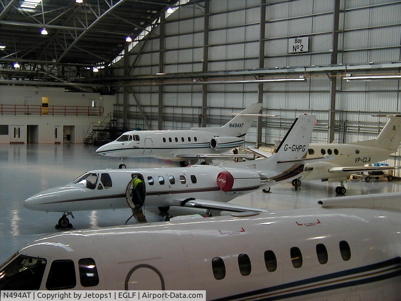 N494AT, 1987 British Aerospace BAe.125 Series 800A C/N 258103, Hawker 800A based at Fboro Hangar 2