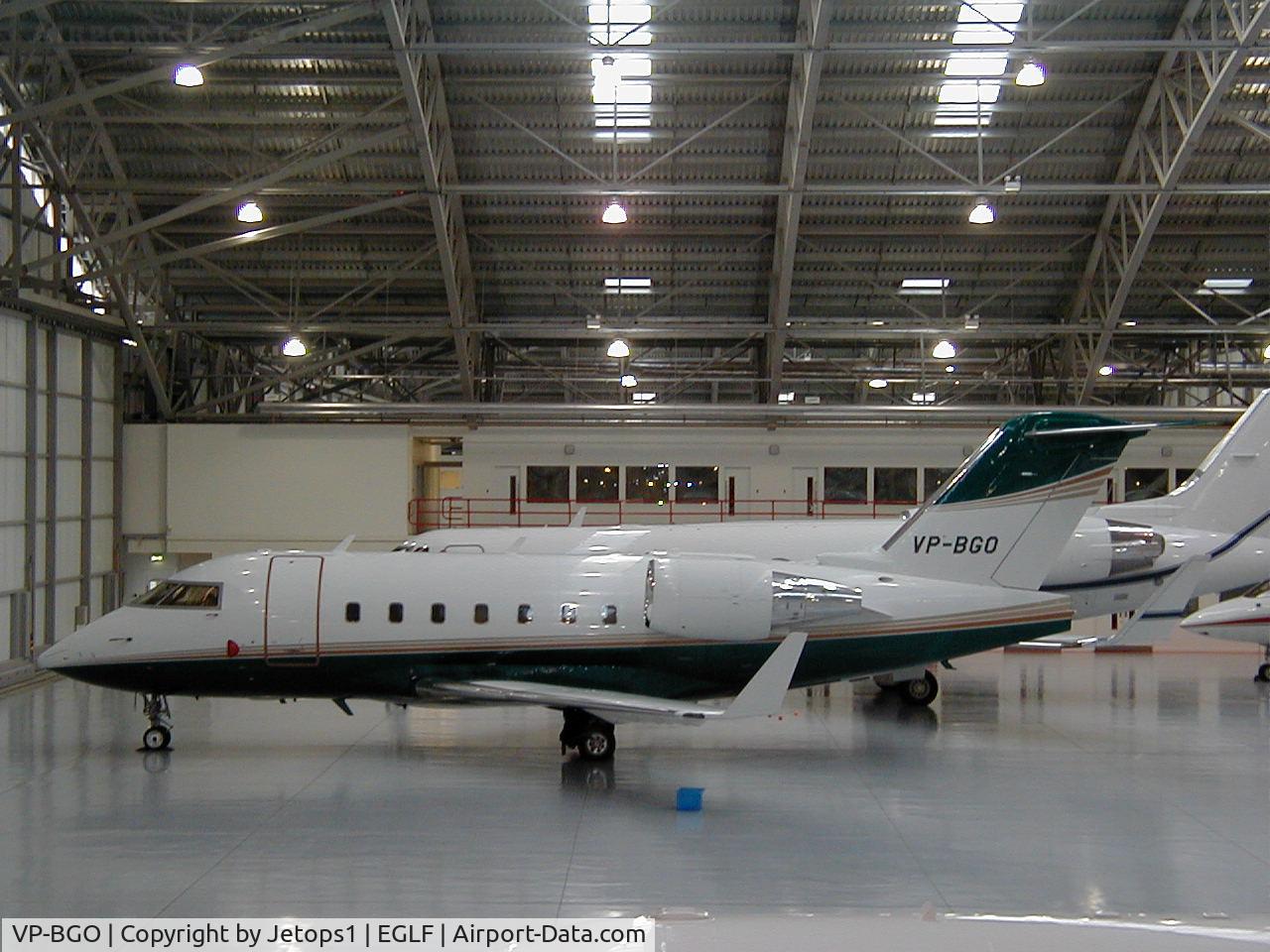 VP-BGO, 1999 Bombardier Challenger 604 (CL-600-2B16) C/N 5404, Fboro based