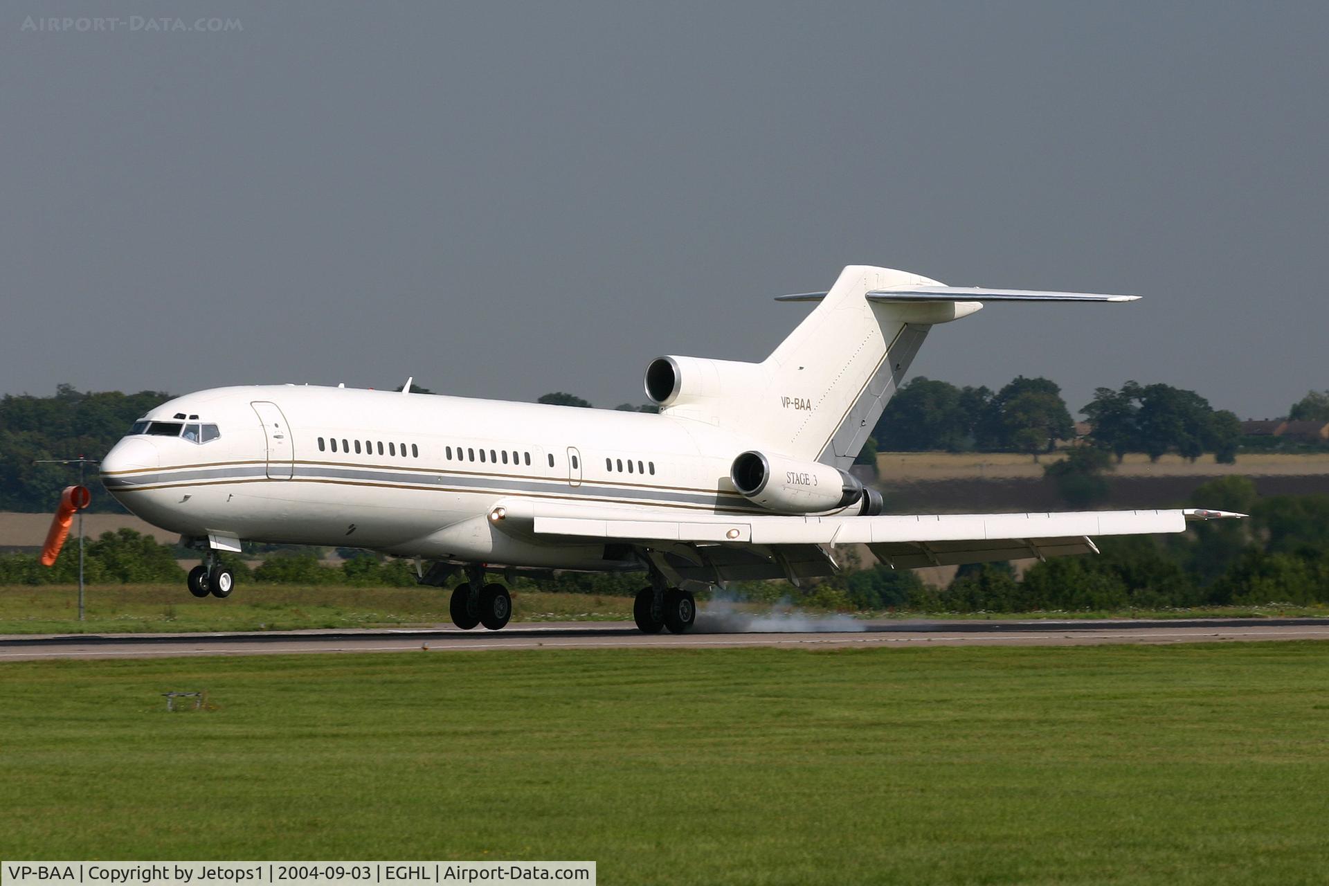 VP-BAA, 1966 Boeing 727-51 C/N 19123, Departing Lasham airport