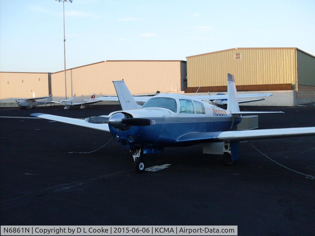 N6861N, 1968 Mooney M20C Ranger C/N 680142, updated photo of N6861N