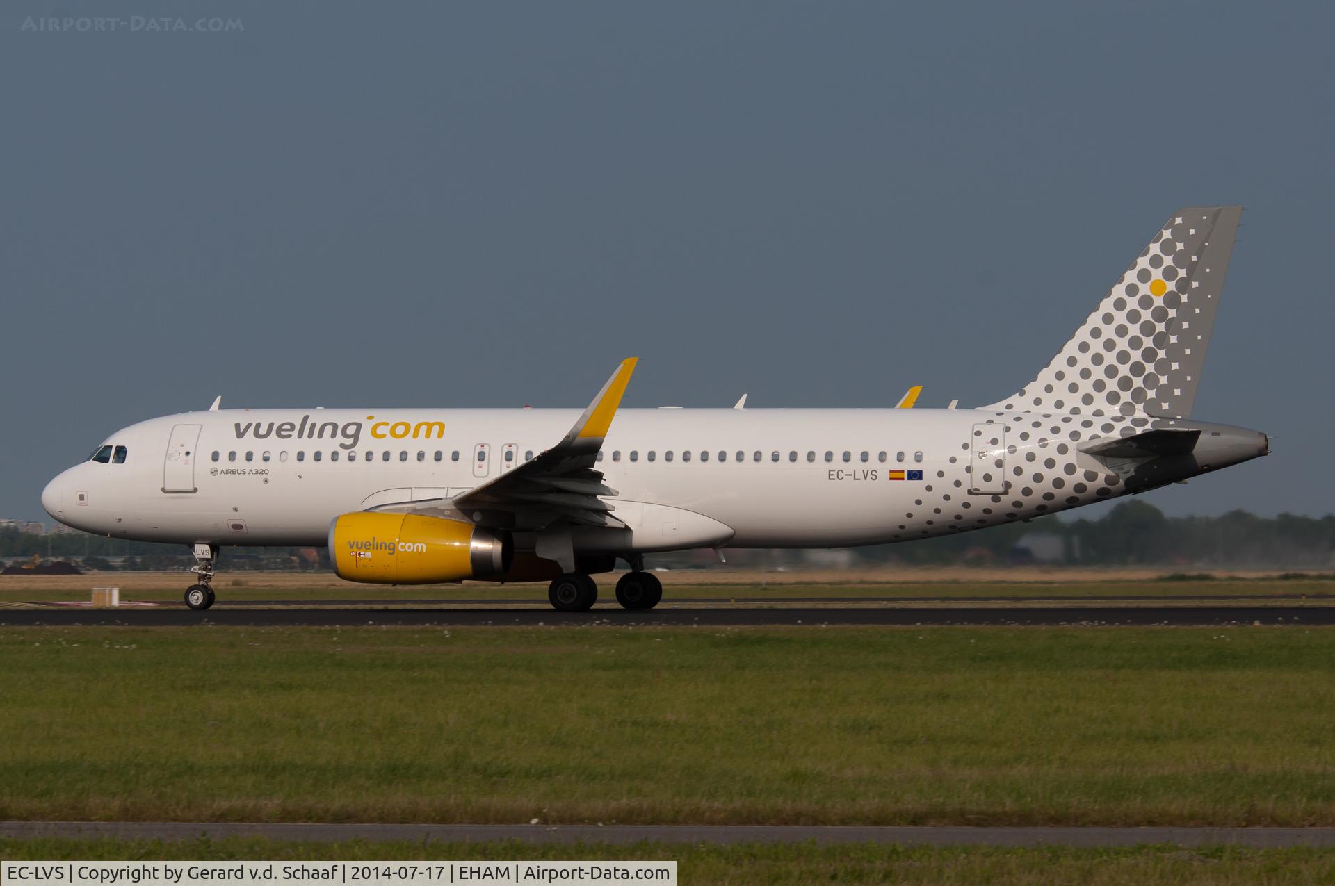 EC-LVS, 2013 Airbus A320-232 C/N 5599, Schiphol, July 2014