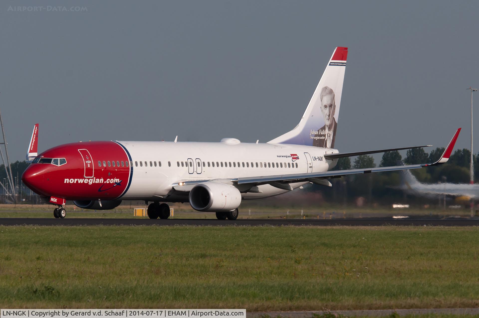 LN-NGK, 2013 Boeing 737-8JP C/N 39022, Schiphol, July 2014