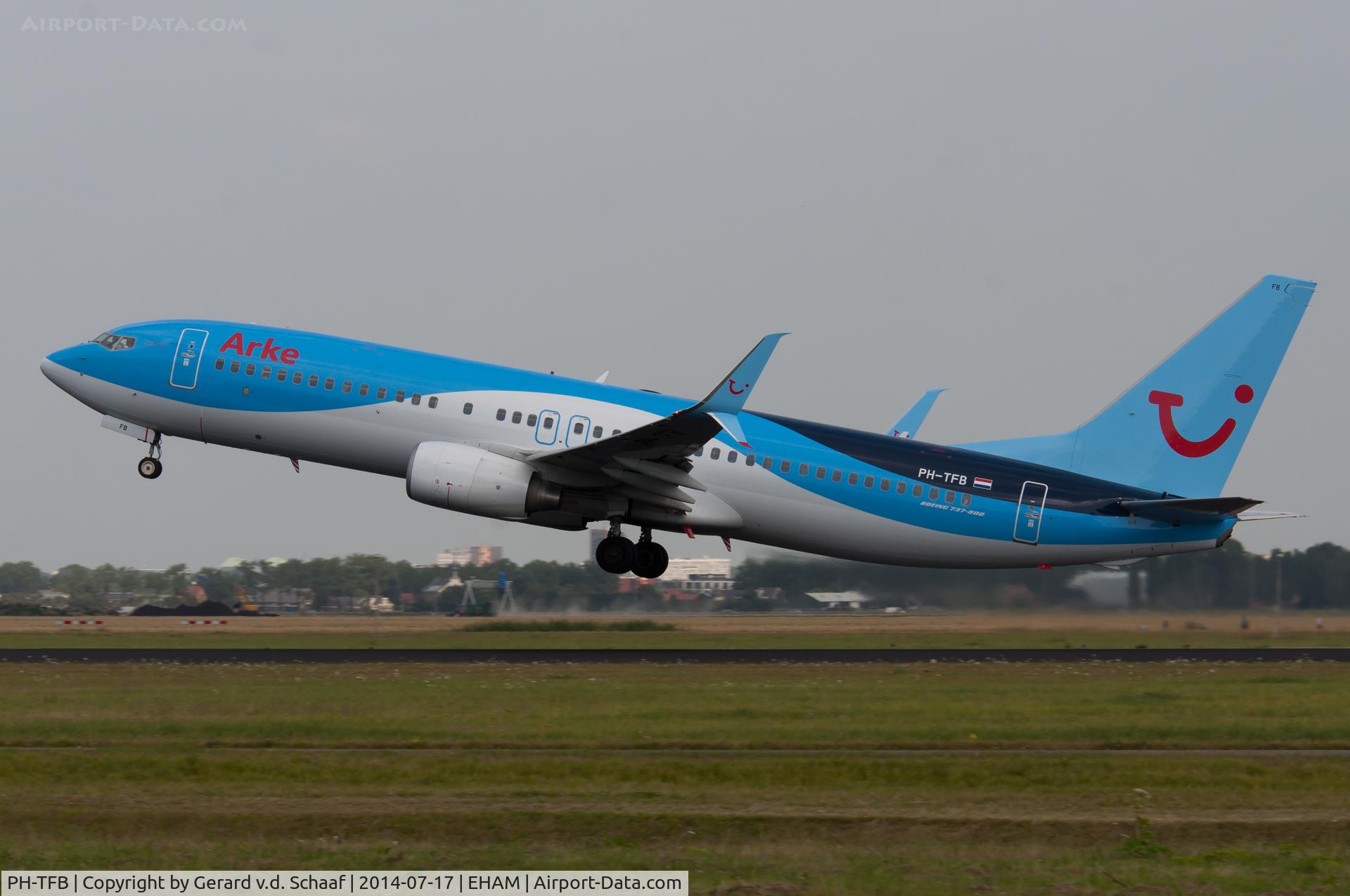 PH-TFB, 2009 Boeing 737-8K5 C/N 35149, Schiphol, July 2014
