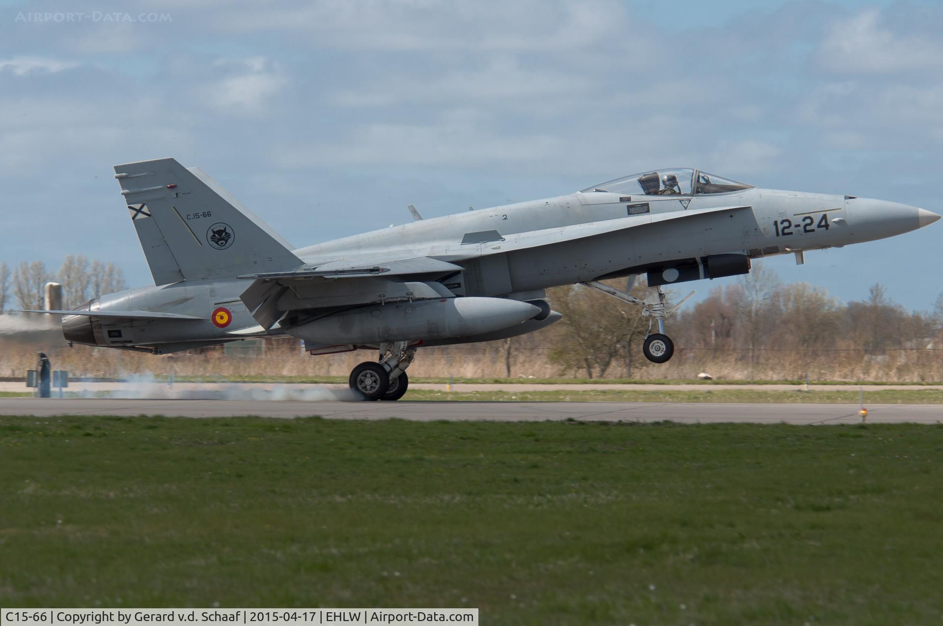 C15-66, McDonnell Douglas EF-18M Hornet C/N 0894/A588, Leeuwarden, April 2015