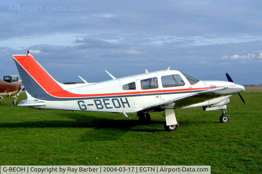 G-BEOH, 1977 Piper PA-28R-201T Cherokee Arrow III C/N 28R-7703038, Piper PA-28R-201T Turbo Cherokee Arrow III [28R-7703038]  Enstone~G 17/03/2004