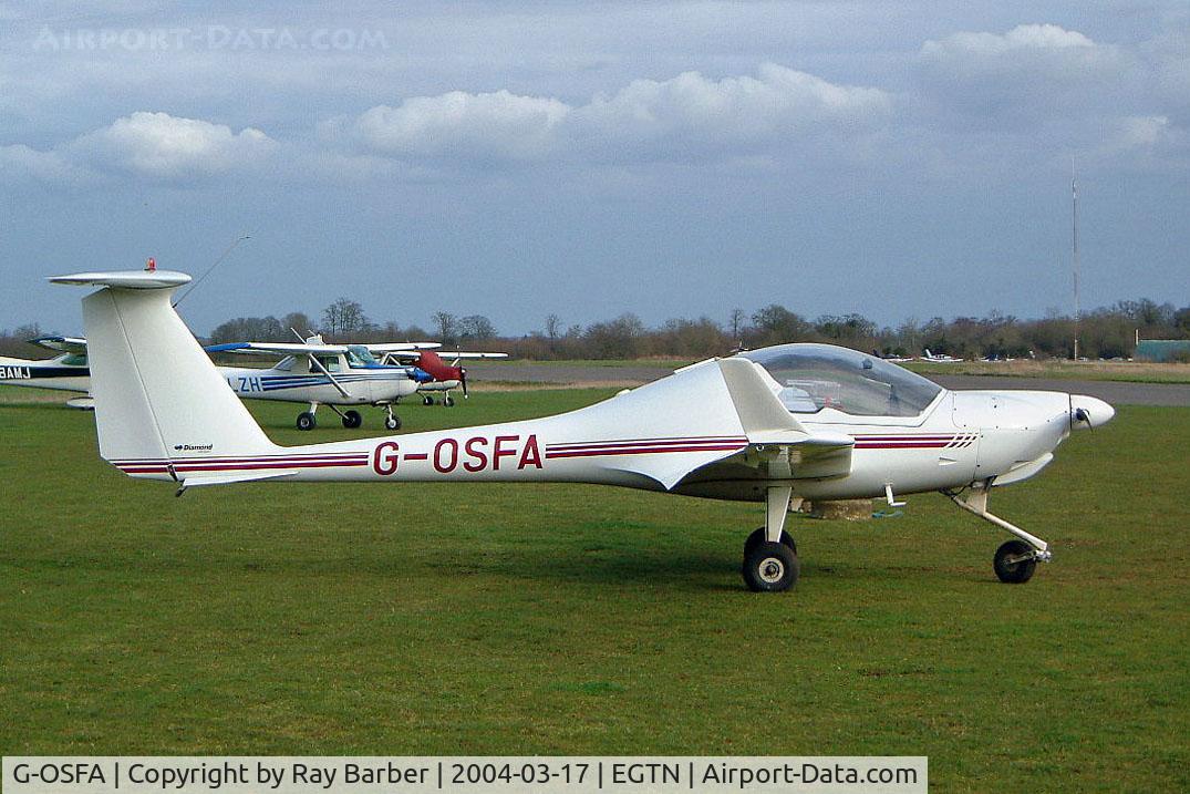 G-OSFA, 1999 Diamond HK-36TC Super Dimona C/N 36649, Diamond HK-36TTC Super Dimona [36.649] Enstone~G 17/03/2004
