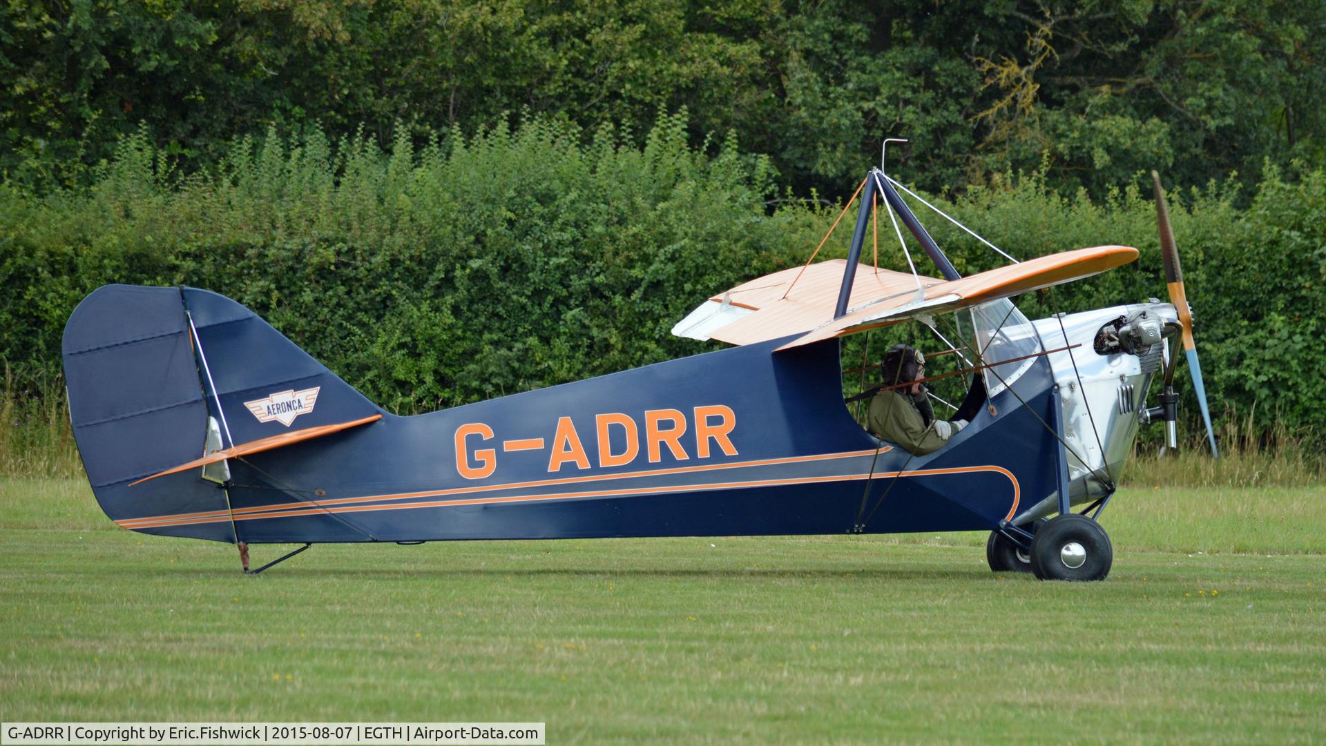 G-ADRR, 1936 Aeronca C-3 Collegian C/N A-734, 2. G-ADRR at The Shuttleworth Collection, Old Warden, Bedfordshire.