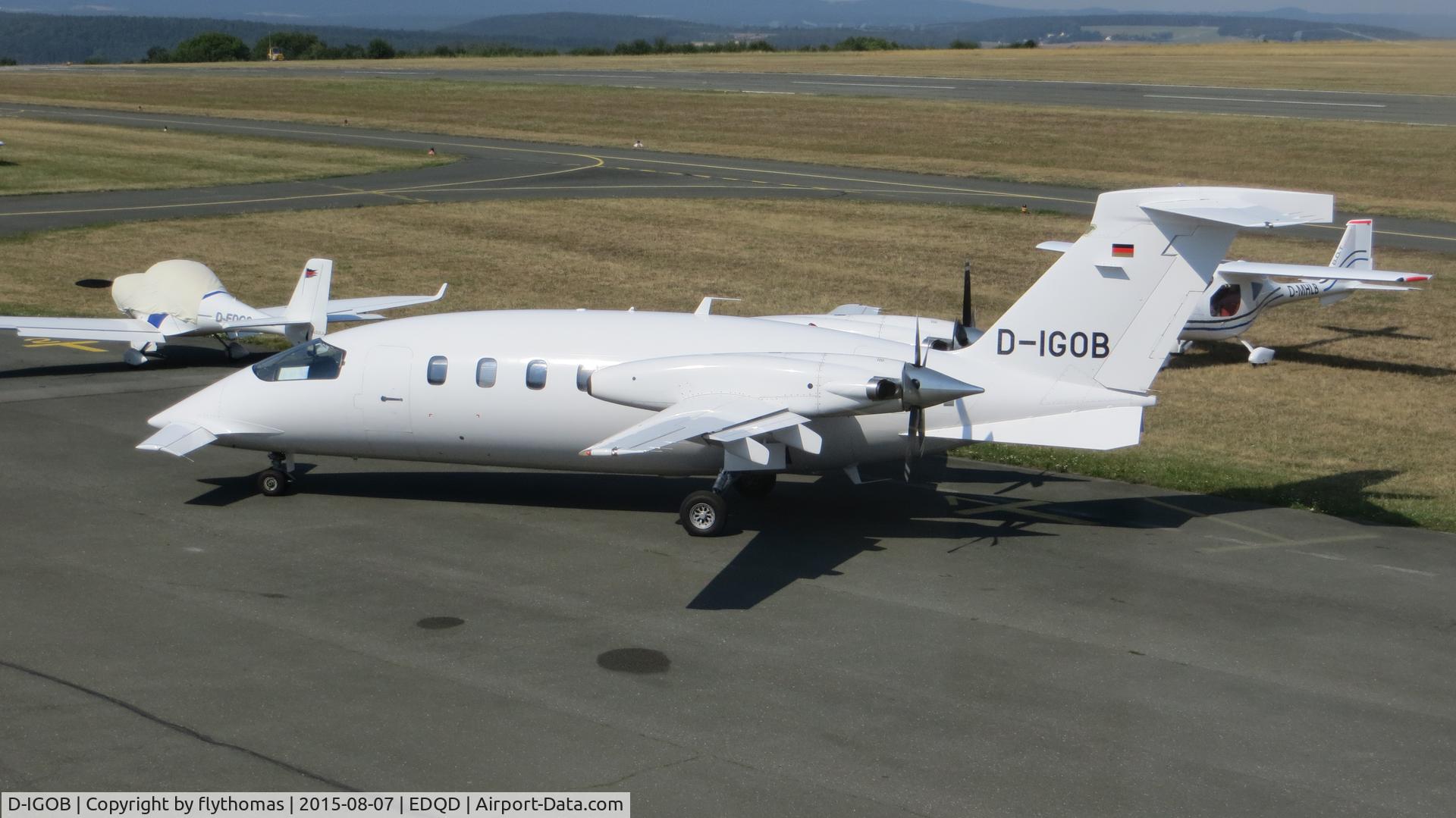 D-IGOB, 1992 Piaggio P-180 Avanti C/N 1016, D-IGOB Bayreuth Bindlacher Berg