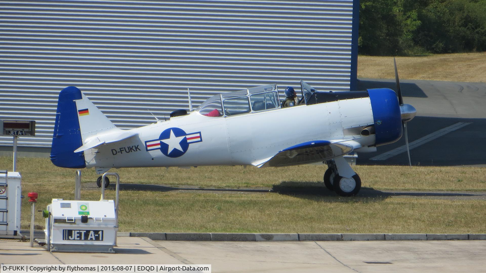 D-FUKK, Canadian Car & Foundry T-6 Harvard Mk4 C/N CCF4-046, D-FUKK Bayreuth airport