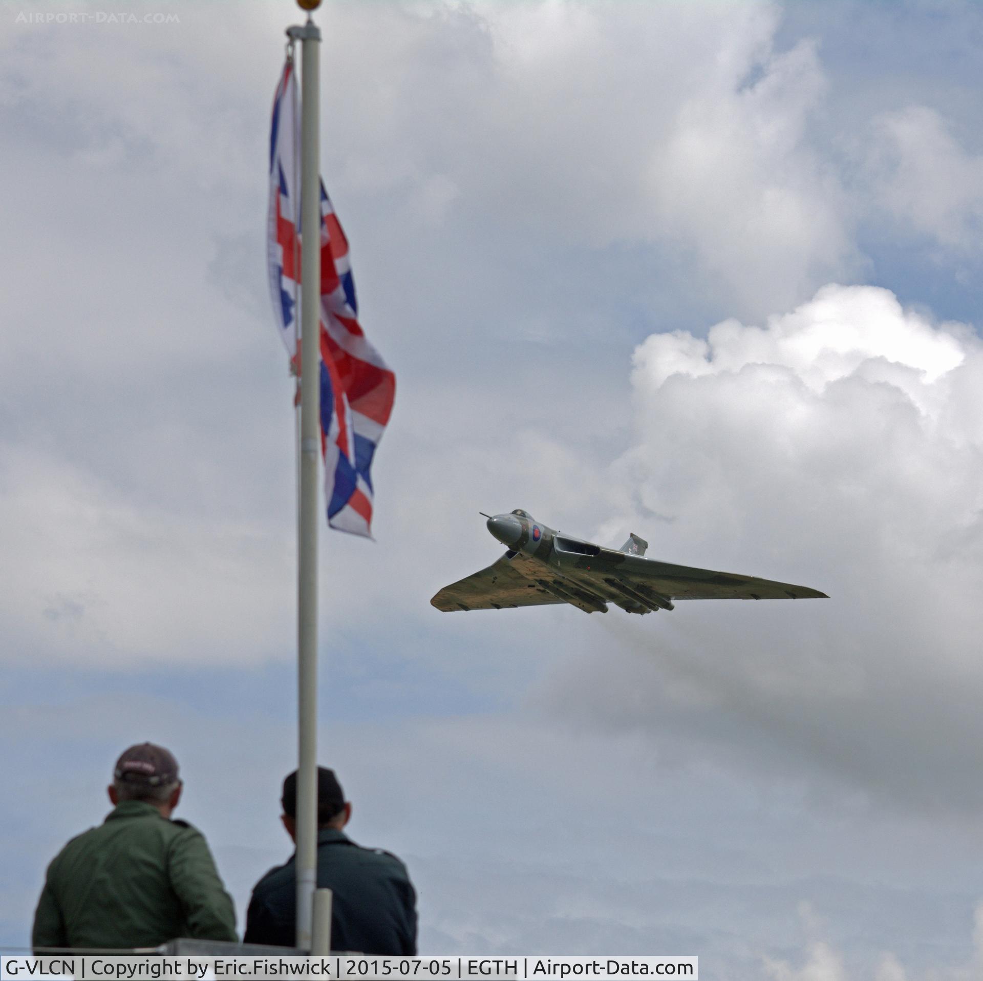 G-VLCN, 1960 Avro Vulcan B.2 C/N Set 12, 44. G-VLCN at the Shuttleworth Military Pagent Airshow, July 2015.