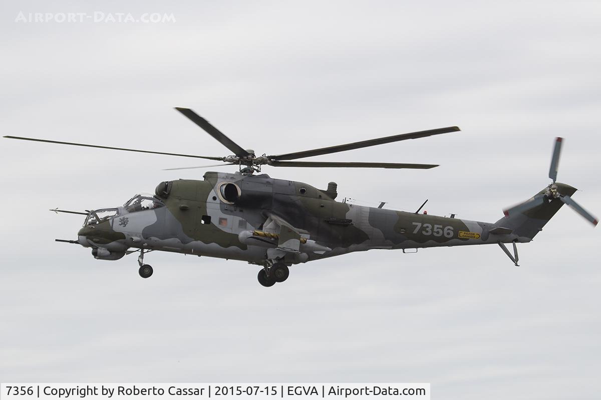 7356, Mil Mi-24V Hind E C/N 087356, Fairford