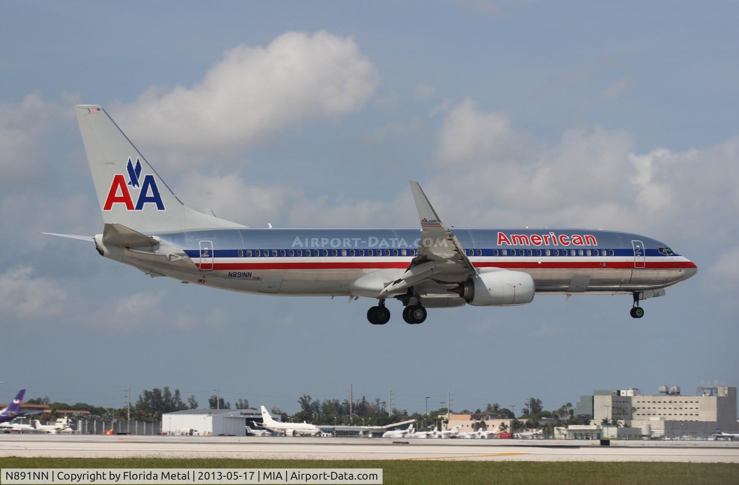 N891NN, 2012 Boeing 737-823 C/N 33315, American