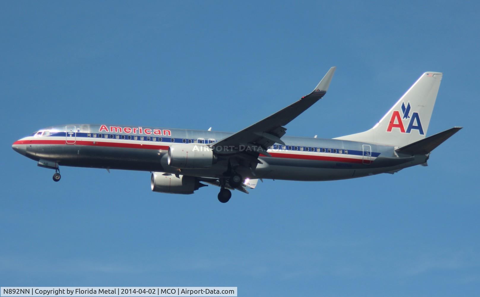 N892NN, 2012 Boeing 737-823 C/N 31145, American