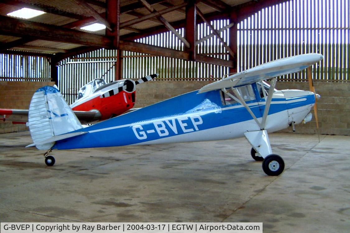 G-BVEP, 1940 Luscombe 8A Silvaire C/N 1468, Luscombe 8A Silvaire [1468] Oaksey Park~G 17/03/2004