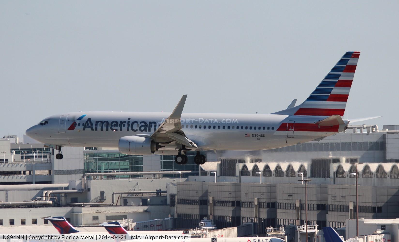 N894NN, 2012 Boeing 737-823 C/N 31147, American