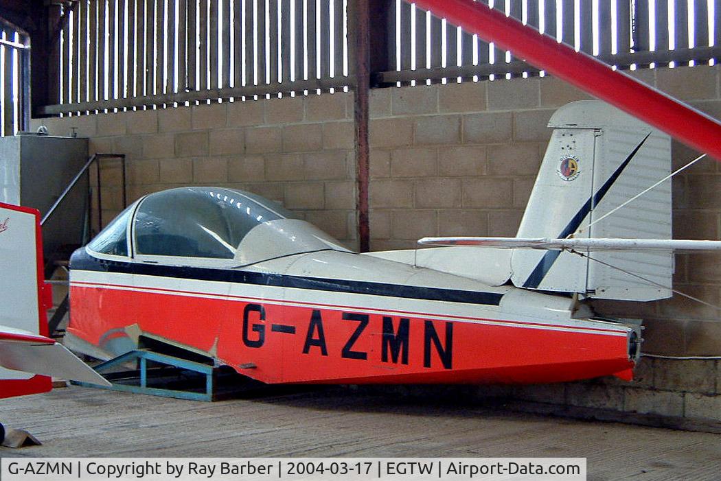 G-AZMN, 1972 AESL Glos-Airtourer Super 150/T5 C/N A550, Victa Airtourer T.5 [A.550] Oaksey Park~G 17/03/2004