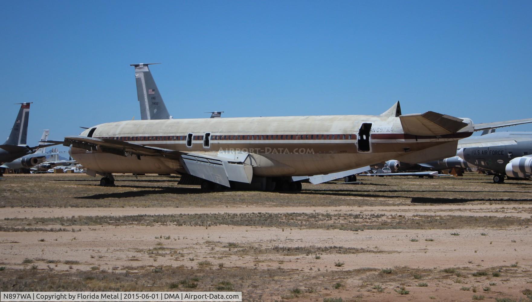 N897WA, 1962 Boeing 707-321B C/N 18339, Remains of a 707 in AMARG Boneyard Davis Monthan