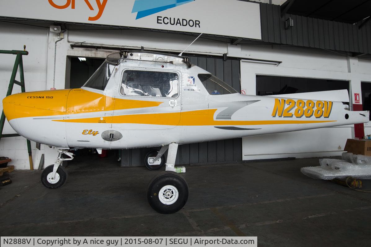 N2888V, 1974 Cessna 150M C/N 15076312, Just arrived by container in Guayaquil, Ecuador. Will be re-flagged as a local aircraft and used by Sky Ecuador flight school.
